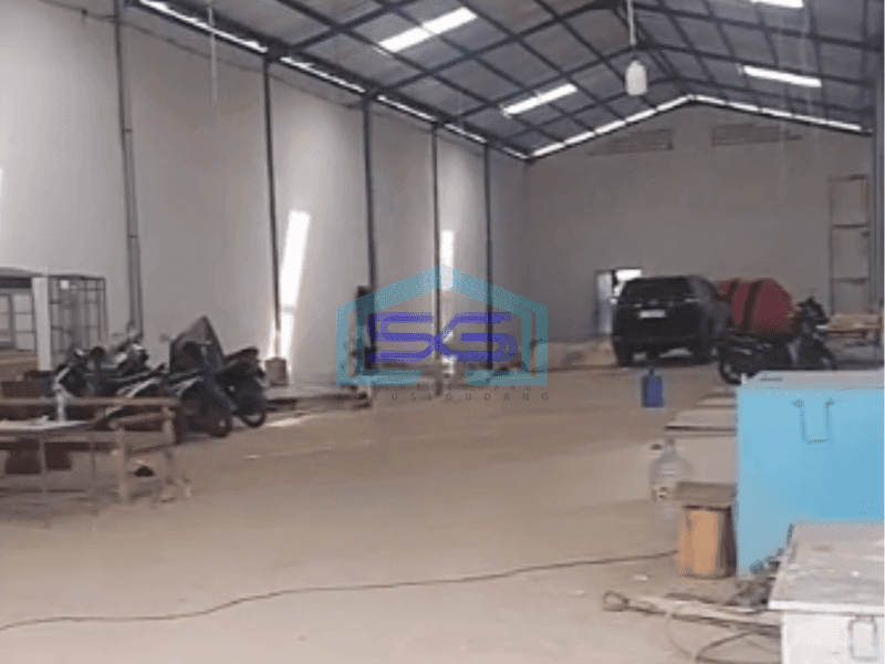 Disewakan Gudang Luas Bangunan 2400 m2 Akses Container 40 Feet di Sepatan Tangerang