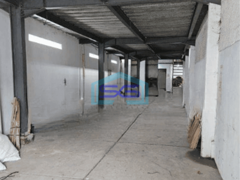 Disewakan Gudang Bagus Luas Bangunan  985 m²  Bebas Banjir di Benda Tangerang