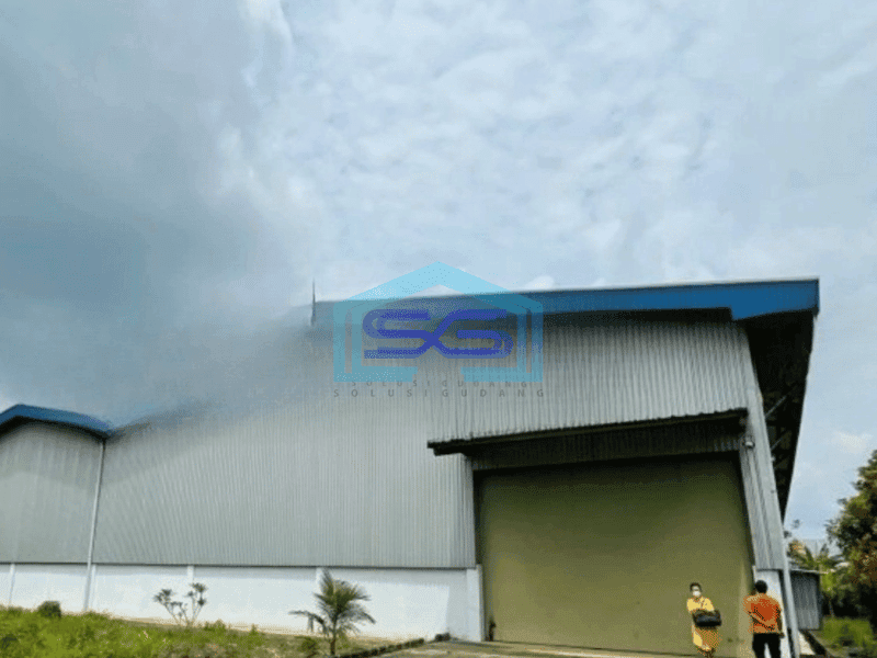 Disewakan Gudang Ada Kantor Luas Bangunan 2600 m2 Lokasi Cikupa Tangerang
