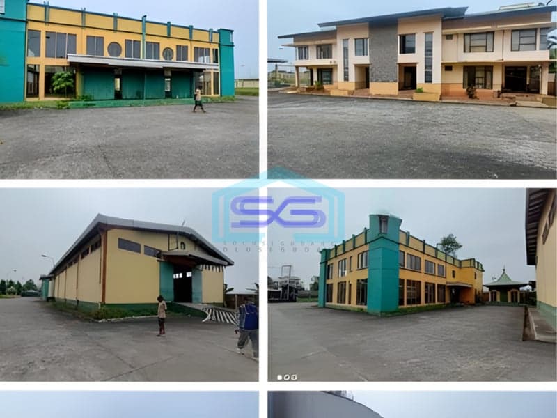 Dijual Murah Pabrik Luas Tanah  52077 m² Lokasi Bebas Banjir di Karawang