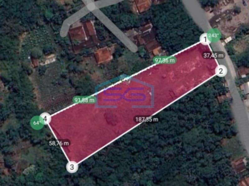 Dijual Tanah Pekarangan Area Kanoman Karangnongko Klaten, Jawa Tengah LT 9087m2