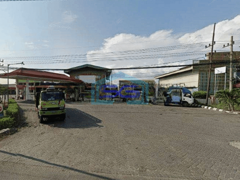 Disewakan Tanah Depo Kontainer Super Strategis Raya Tambak Osowilangun, Surabaya LT 17700m2