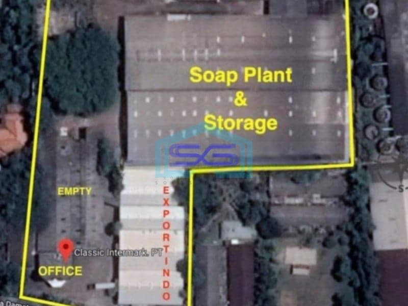 Dijual Cepat Pabrik Luas Tanah 22285m² Pabrik Siap Pakai Termurah di Cikokol Tangerang