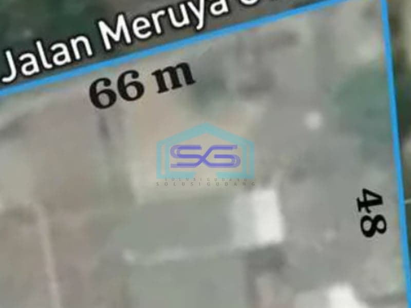 Disewakan Tanah Di Pinggir Jalan Raya Meruya Utara Luas Tanah  3000 m²