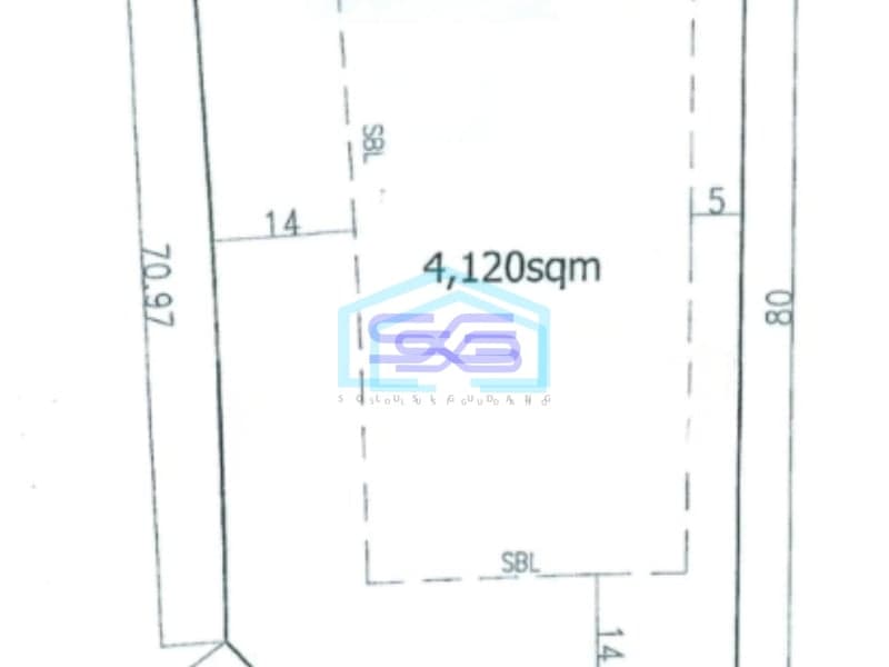 Disewakan Tanah Luas 4120 m² Lokasi Bebas Banjir di Alam Sutera Tangerang