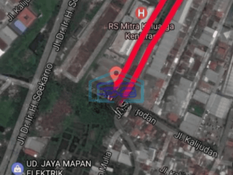 Dijual Tanah Komersial Nol Di Jln Kenjeran Sebelah Rumah Sakit Mitra Luas Tanah 2228 m²