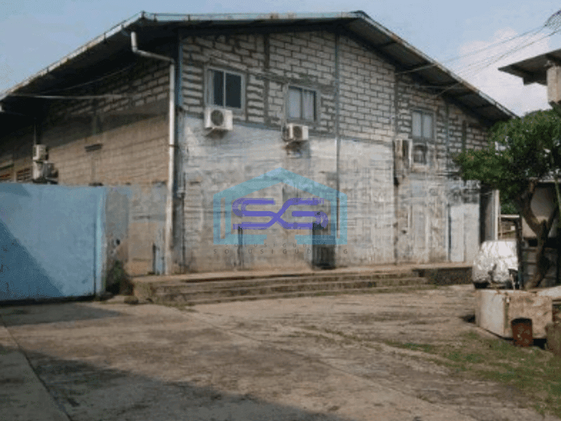 Dijual Gudang Akses Container 40 Feet di Periuk Tangerang Luas Tanah 1965 m²