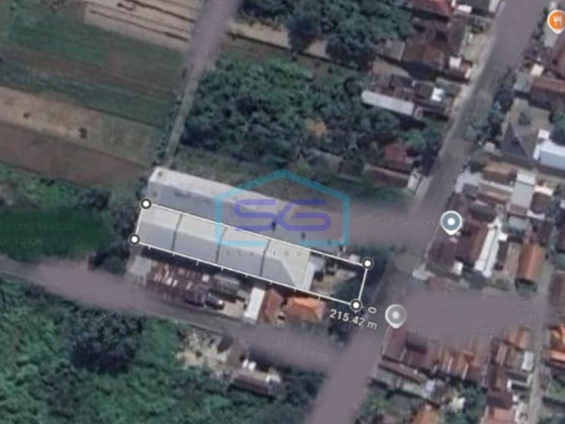 Dijual Gudang di Panggungharjo, Sewon LT 1519 m2