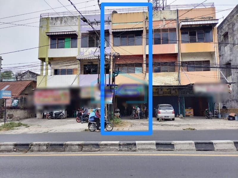 Dijual Ruko Bangunan 3,5 Lantai Luas Bangunan 192m2 Kota Palembang, Sumatera Selatan