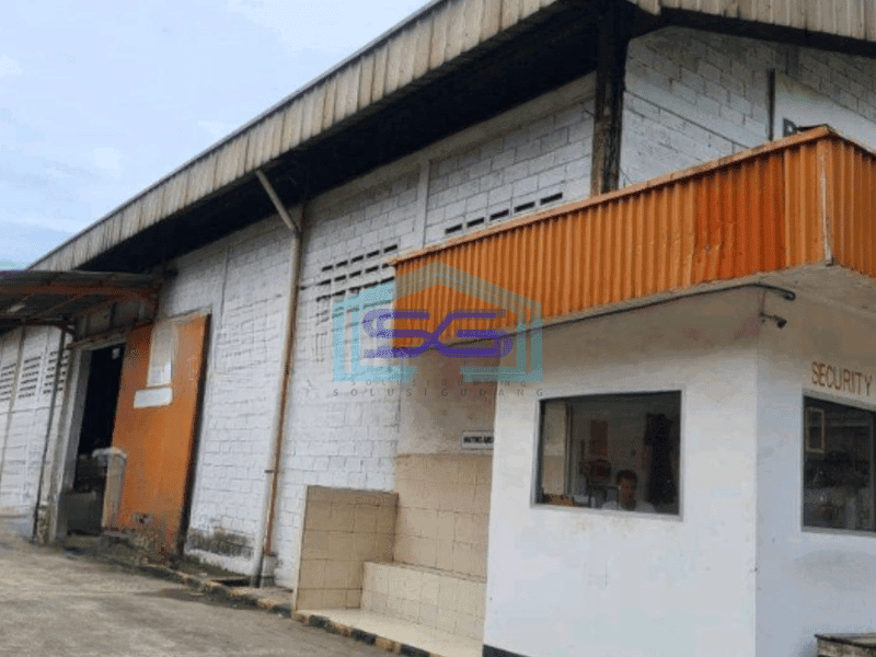 Dijual Gudang Paling Murah Luas Bangunan 2484 m² di Cikupa Tangerang