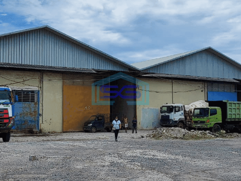Disewakan 3 Unit Gudang Gandeng di Komplek Pergudangan Jl Bumi Mas Km 12 Palembang Luas 792m2