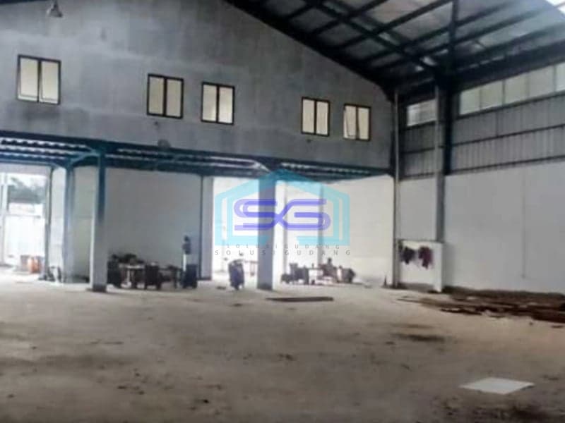 Disewakan Gudang Siap Pakai Bangunan Baru Siap Pakai 1,5 Lantai Bantar Gebang Bekasi Luas Bangunan  1200 m²
