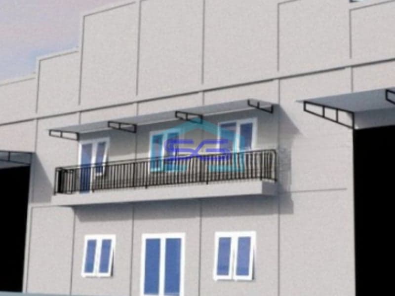 Disewakan Gudang Baru Luas Tanah 2500 m2 HGB Di Kawasan Industri Candi Semarang Barat