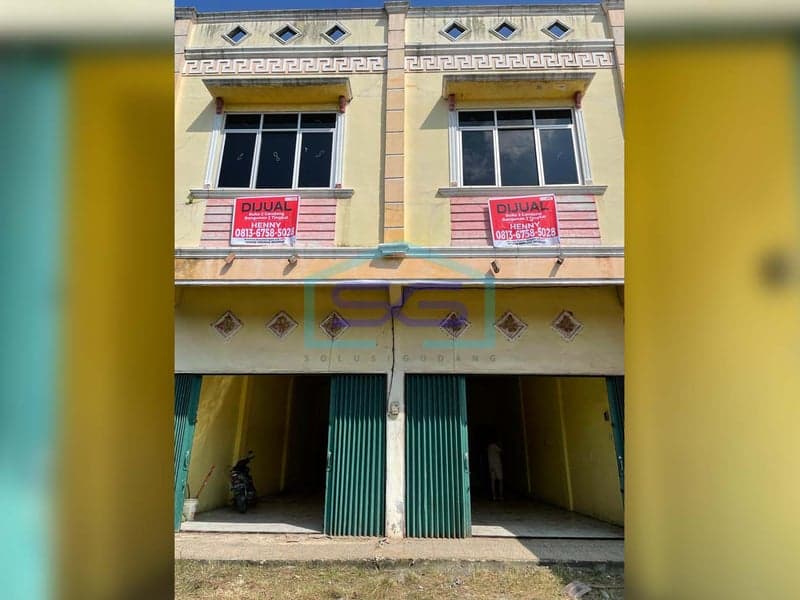 Dijual Ruko Tingkat 2 di Banyuasin, Sumatera Selatan Luas Tanah 296 m²