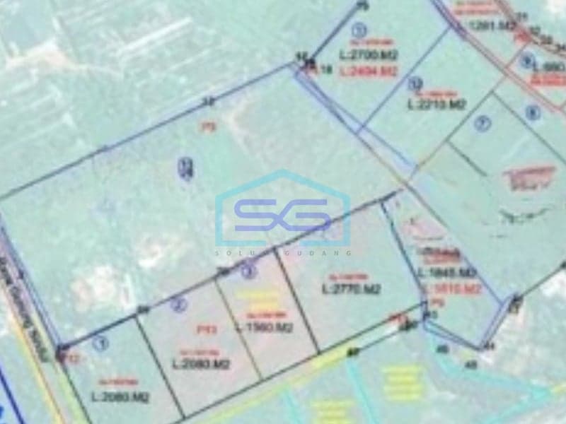Dijual Tanah Luas 36496 m² Lokasi Bebas Banjir di Bogor Jawa Barat
