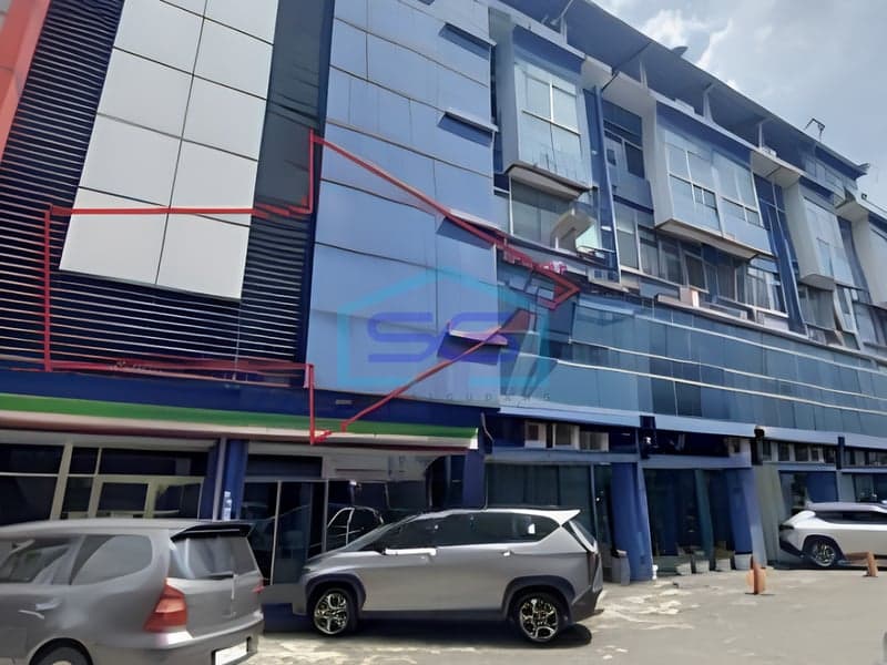 For Sale 3 Adjacent Mini Building Shops Cheap in Senen Central Jakarta LT 174m2