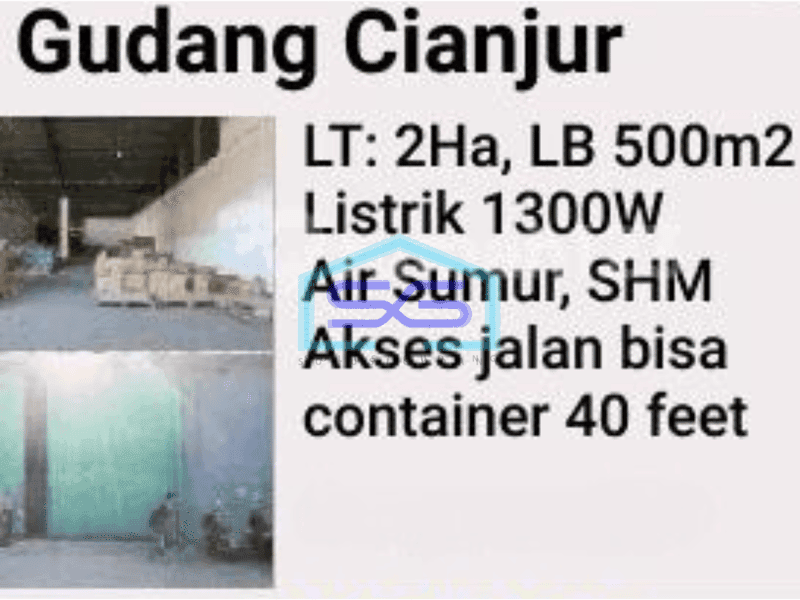 Disewakan Gudang Luas Bagus di Cianjur Kota