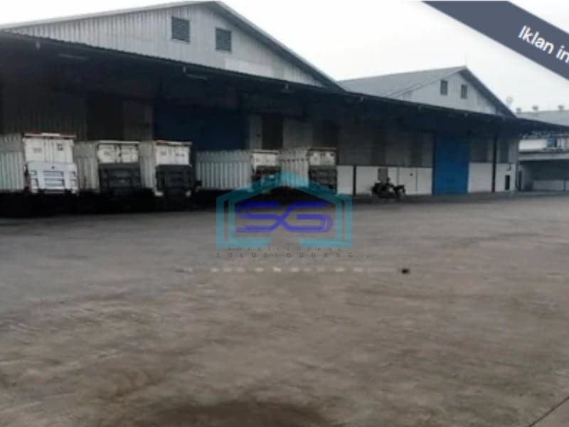 Dijual Gudang Cikarang Bekasi Dekat Tol Luar Kawasan Luas Tanah 24000m2