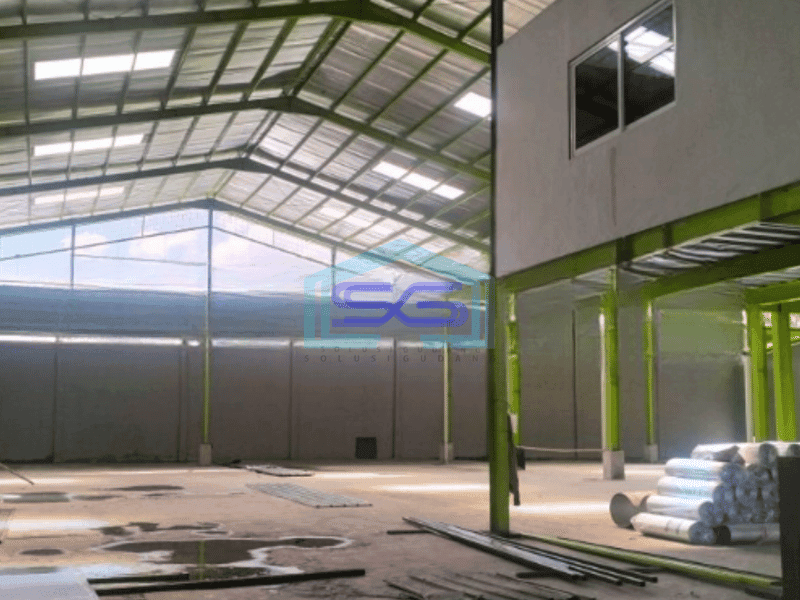 Disewakan Gudang Akses Container 40 Feet Luas Bangunan 1920 m² di Cikupa Tangerang