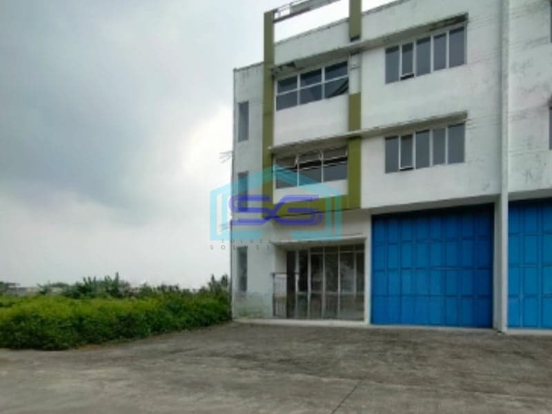 Disewakan Bangunan Warehouse Gudang Lokasi di Cikarang Utara Bekasi Bisa Kontrainer LB 384m2