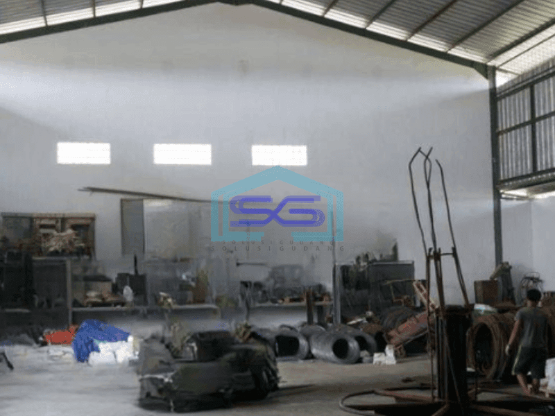 Dijual Gudang di Pakuhaji Tangerang Luas Bangunan 1384 m² ex Pabrik Baut