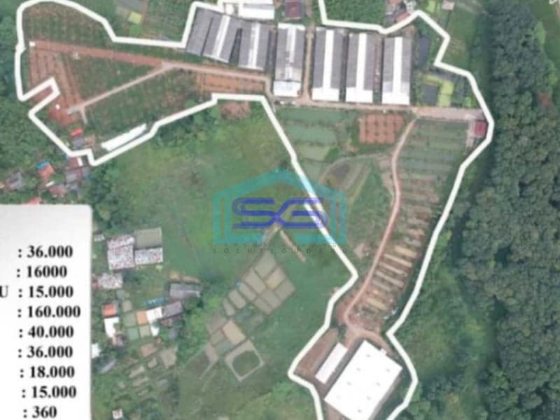 Dijual Tanah Lokasi di Rumpin Bogor Luas Tanah 4 Hektar