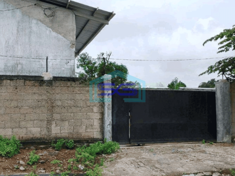 Dijual Gudang Akses Container 20 Feet di Bitung Tangerang Luas Bangunan 800 m²