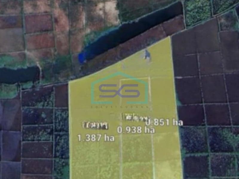 Dijual Tanah Lokasi di Tirtajaya Karawang Luas 30000 m²
