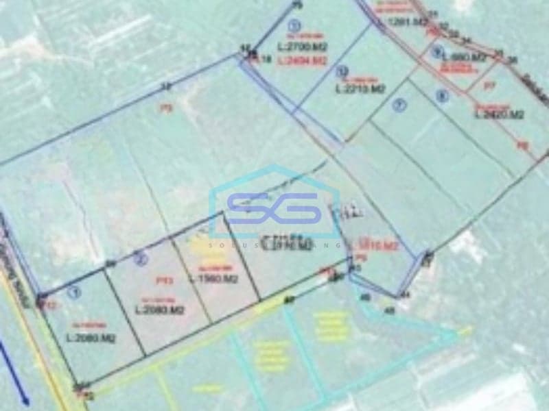Dijual Tanah Luas 36496 m² Bebas Banjir Lokasi Bogor
