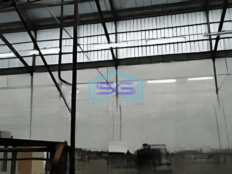 Dijual Gudang Ada Kantor Luas Bangunan  600 m² di Kosambi Tangerang