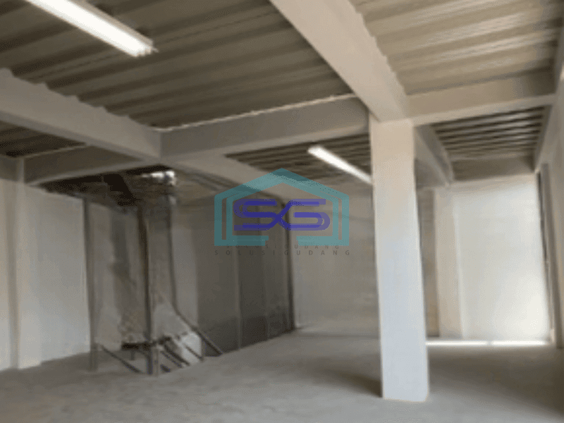 Disewakan Gudang Luas Bangunan 756 m² Akses Container 40 Feet di Benda Tangerang