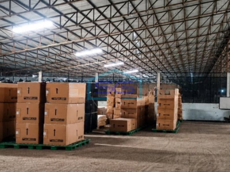 Disewakan Gudang Industri Akses Kontainer Dekat Gerbang Tol Balaraja, Tangerang LB 3096m2
