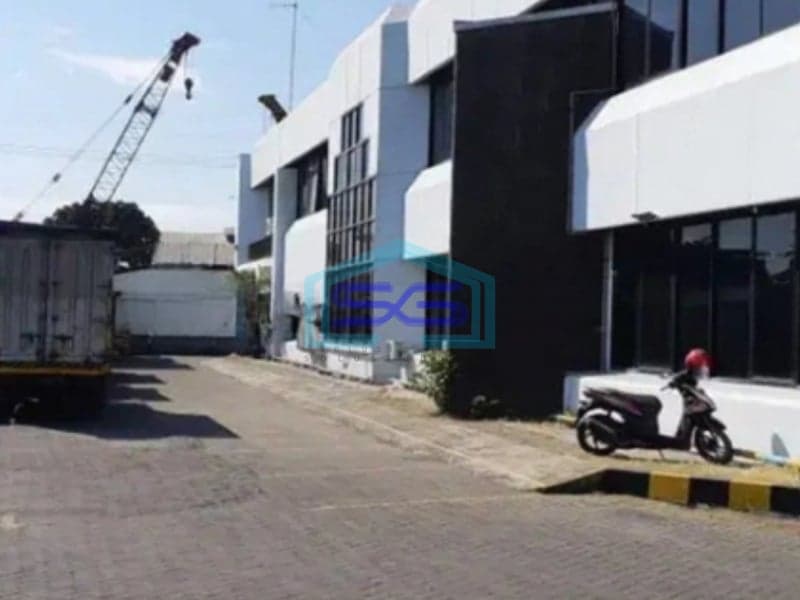 Dijual Tanah Dan Bangunan Pabrik di Pinggir Jalan Raya Krian Sidoarjo Jawa Timur LT 10280m2