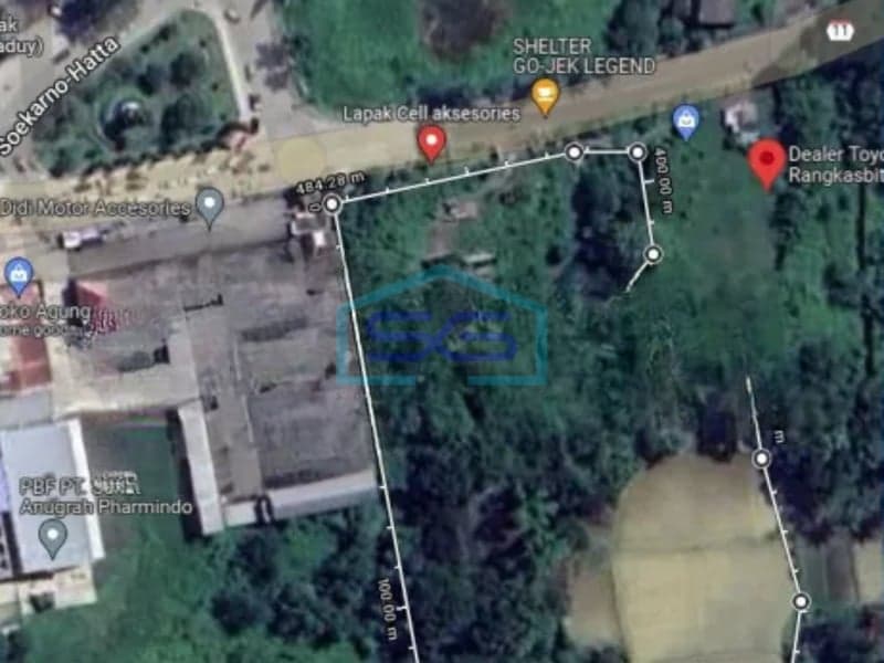 Dijual Tanah Murah di Jalan Nasional II Mandala Kedaung, Banten LT 11.065 m2