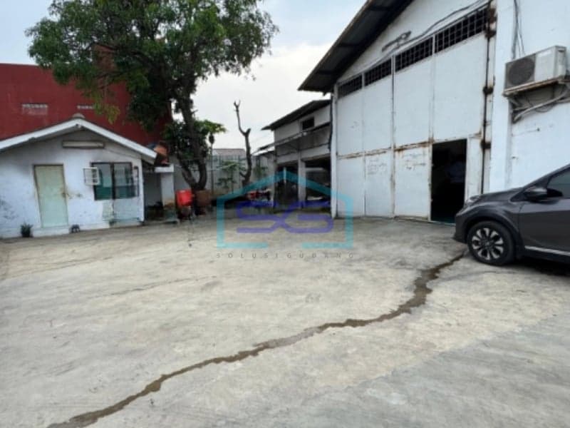 Dijual Gudang Siap Pakai Ex Pabrik di Benda Tangerang Luas Tanah 1933m2