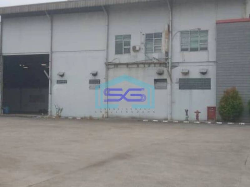 Disewakan Lahan Dan Gudang Ex Pabrik Kawasan Jatake Tangerang Luas 1,1 Hektar