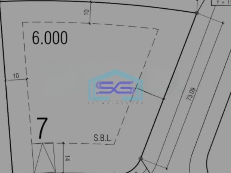 Disewakan Tanah Luas  6000 m² Lokasi Bebas Banjir di Alam Sutera Tangerang