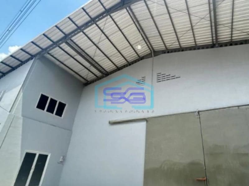 Disewakan Gudang Bangunan Baru Luas Tanah  1600 m² Lokasi Bebas Banjir di Tangerang