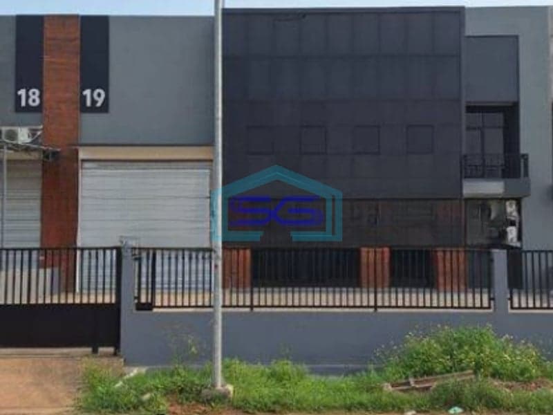 Dijual Gudang Terbaik Blesindo + Kantor 2 Lantai di Tangerang LT 2208m2