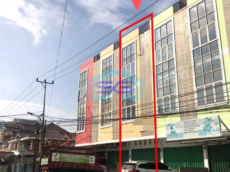 Dijual Ruko Plong 3 Lantai di Jl. Torpedo Sekip Kota Palembang LB 169m2