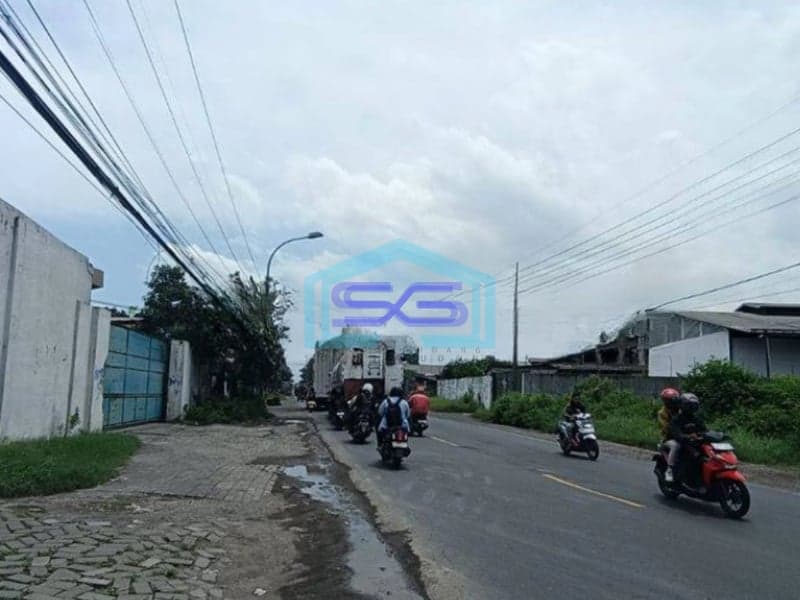 Dijual Gudang Siap Pakai Jl Raya Menganti Gresik Dkt Tol Kedamean Dan Surabaya LT 3025m2