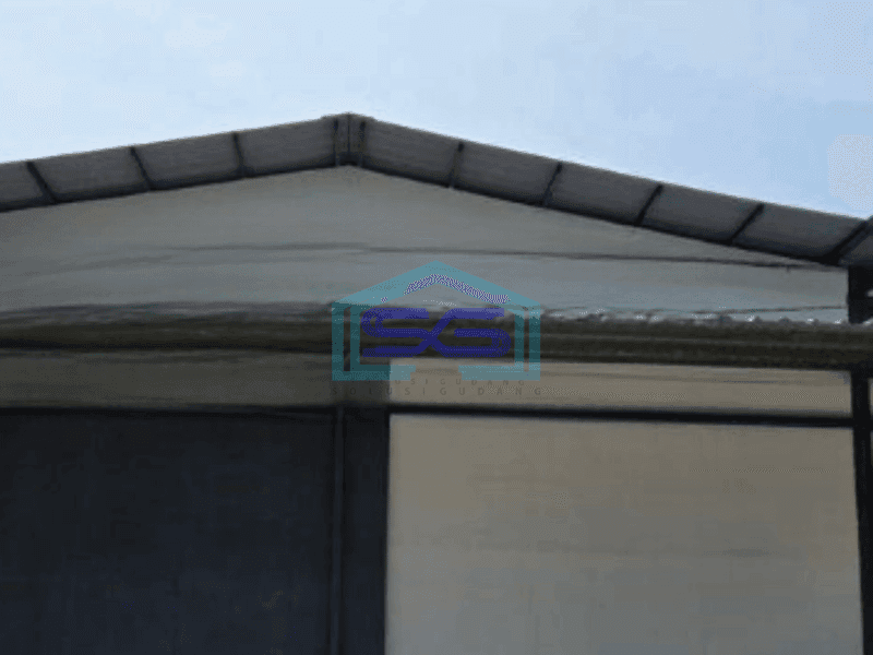 Disewakan Gudang Ada Kantor Luas Bangunan 590 m² Lokasi Strategis di Teluk Naga Tangerang