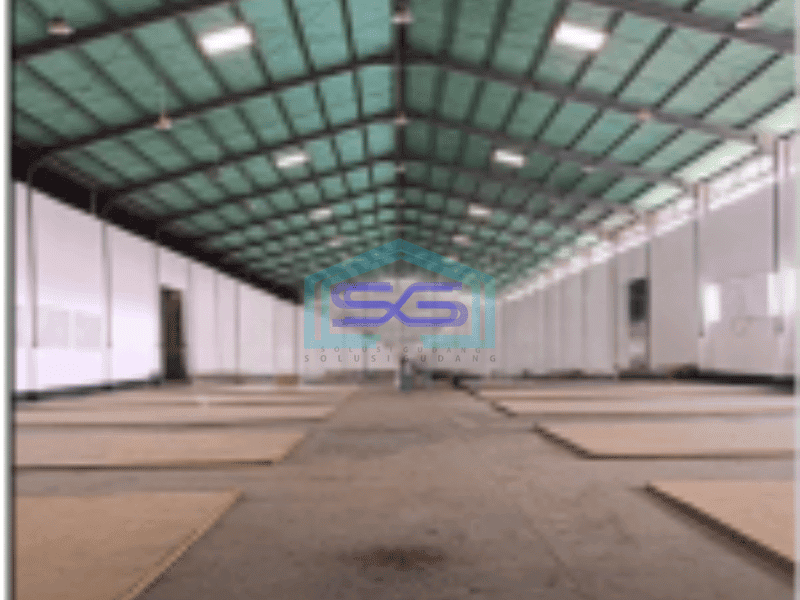 Disewakan gudang siap pakai di kawasan akong sepatan