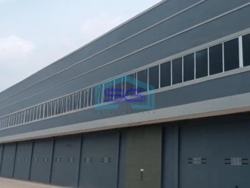 Disewakan Gudang Luas Bangunan  2092 m² Lokasi Mauk Tangerang