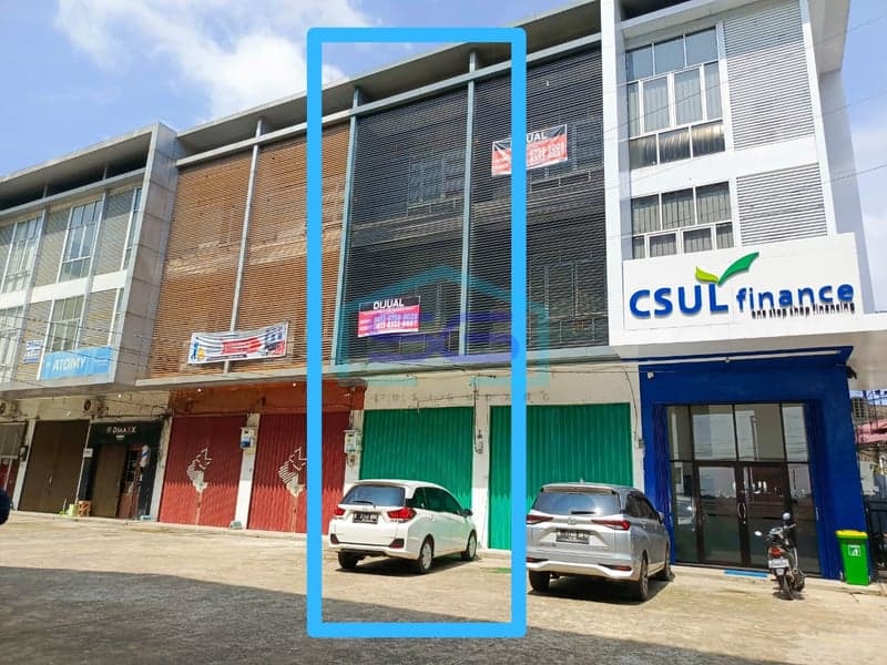 Dijual Ruko Strategis Kota Palembang, Sumatera Selatan Luas Tanah 104 m²