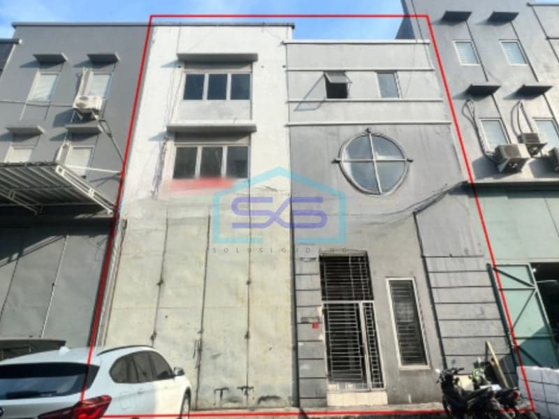 雅加达北部PIK Elang Laut工业综合体仓库出租，建筑面积720平方米