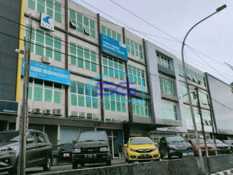 Disewakan Ruko 4 lantai di Tengah Kota Makassar Pas Samping Tol