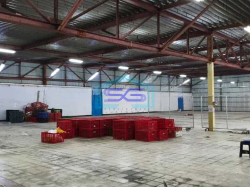 Disewakan Gudang Lokasi Bebas Banjir di Cikokol Tangerang Luas Tanah  2165 m²