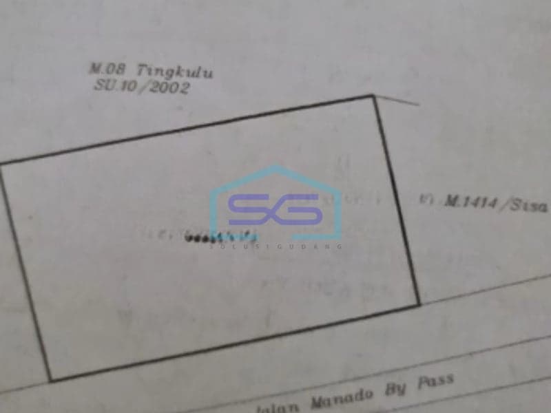 Dijual Tanah di Ring Road 1 Manado. Sulawesi Utara LT 3300 m²