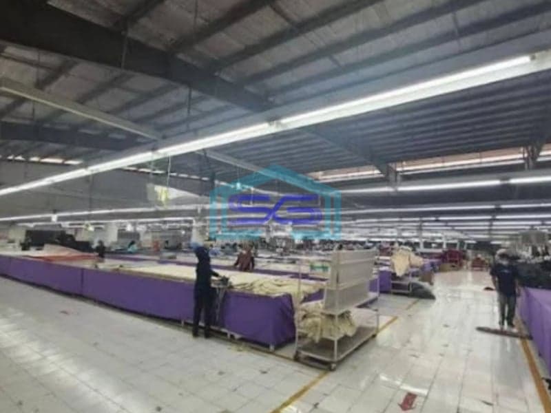 Dijual Pabrik Garment Jatiluhur Purwakarta Jawa Barat Siap Huni LT 20000m2